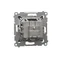 R-TV-DATA socket (module) anthracite (metallic)