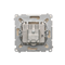 R-TV-DATA socket (module) beige