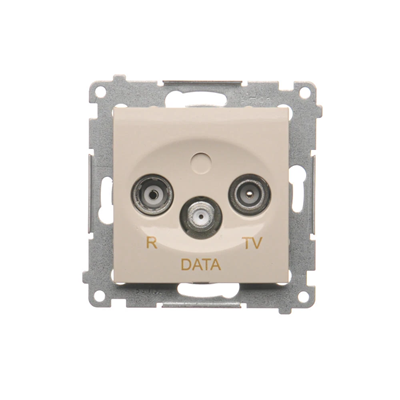 R-TV-DATA socket (module) cream