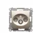 R-TV-DATA socket (module) gold (metallic)