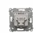 R-TV-DATA socket (module) gold (metallic)