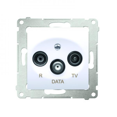 R-TV-DATA socket (module) white