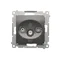 R-TV-SAT End-/Endantennendose (Modul) Anthrazit (Metallic)