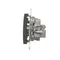 R-TV-SAT End-/Endantennendose (Modul) braun metallic matt