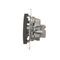 R-TV-SAT end/end antenna socket (module) bronze matt metallic