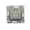 R-TV-SAT end/end antenna socket (module) cream