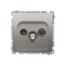 R-TV-SAT final antenna socket (module) satin (metallic)