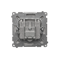 R-TV-SAT final antenna socket (module) satin (metallic)