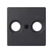 R-TV socket cover, graphite