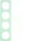 R.1 4-fold white glass frame