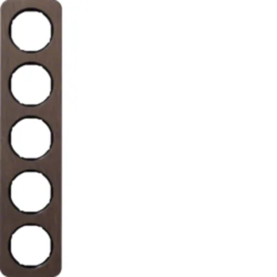 R.1 5-fold oak/black frame