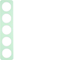 R.1 5-fold white glass frame
