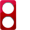 R.1 Double clear acrylic red/white frame