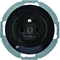 R.1 Earthed socket with black LED orientation illumination