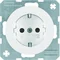 R.1 SCHUKO socket white