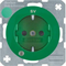 R.1 SCHUKO socket with green LED control