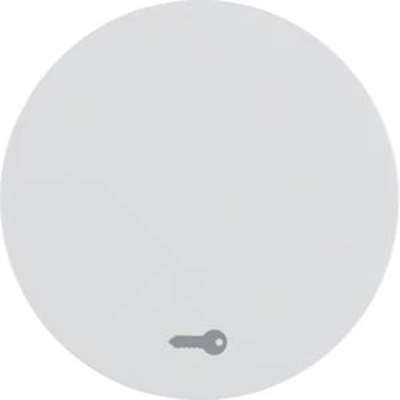 R.1/R.3 Bouton avec impression "porte", blanc brillant