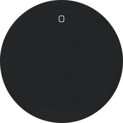 R.1/R.3 Button with "0" imprint, glossy black