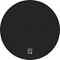 R.1/R.3 Button with "bell" symbol imprinted, glossy black