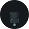 R.1/R.3 Faceplate with anti-dust slide black
