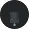 R.1/R.3 Faceplate with anti-dust slide black