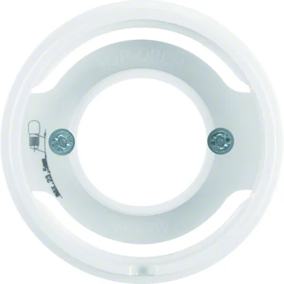 R.1/R.3 Front plate for E14 light indicator white