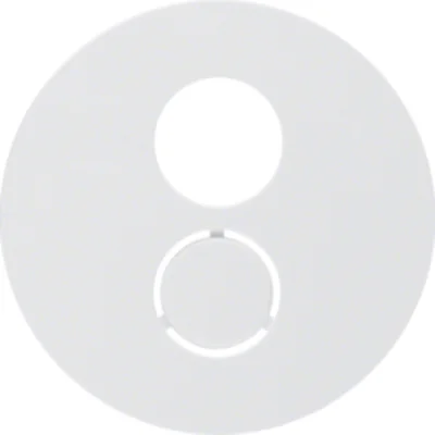 R.1/R.3 Front plate for loudspeaker socket white