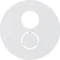 R.1/R.3 Front plate for loudspeaker socket white