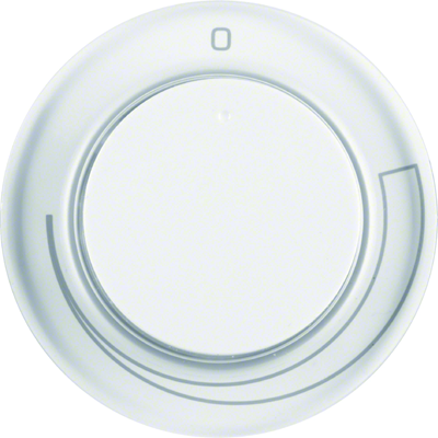 R.1/R.3 Front plate with knob for speed regulator white