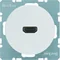 R.1/R.3 HDMI socket with 90° connection, glossy white