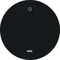 R.1/R.3 Key with transparent lens and imprint "0" glossy black