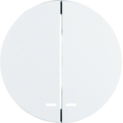 R.1/R.3 Keys with transparent lens glossy white