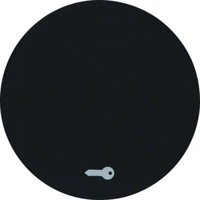 R.1/R.3 Llave con el símbolo "puerta" impreso, negro brillo
