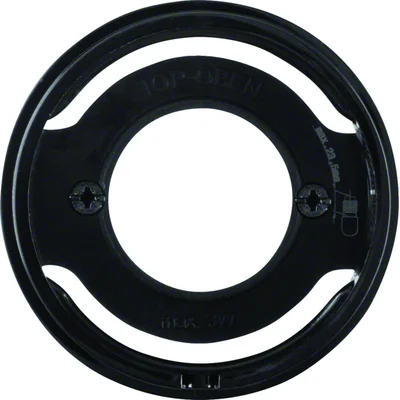 R.1/R.3 Piastra frontale per indicatore semaforico E14, nera