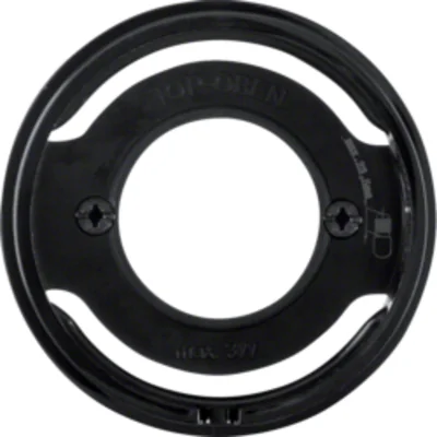 R.1/R.3 Piastra frontale per indicatore semaforico E14, nera