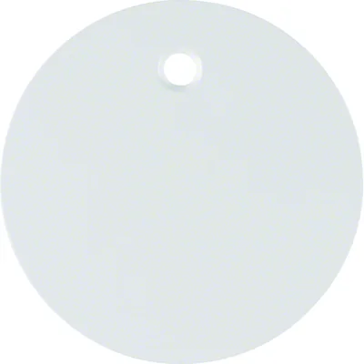 R.1/R.3 Placa frontal blanca brillo para conector de cable