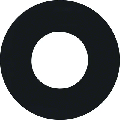 R.1/R.3 Placa frontal para interruptor E10 y señal luminosa, negra