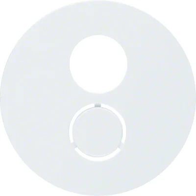 R.1/R.3 Placa frontal para la toma de altavoz, blanca