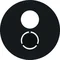 R.1/R.3 Plaque frontale pour prise haut-parleur noire