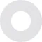 R.1/R.3 Plastron pour interrupteur E10 et voyant lumineux, blanc