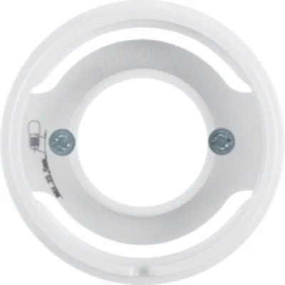 R.1/R.3 Plastron pour voyant lumineux E14 blanc