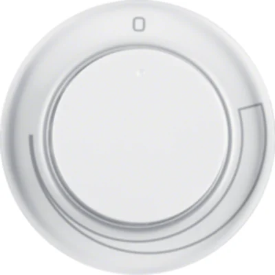 R.1/R.3 Płytka czołowa z pokrętłem do regulatora obrotów biała