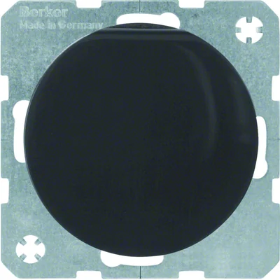R.1/R.3 SCHUKO socket with glossy black cover