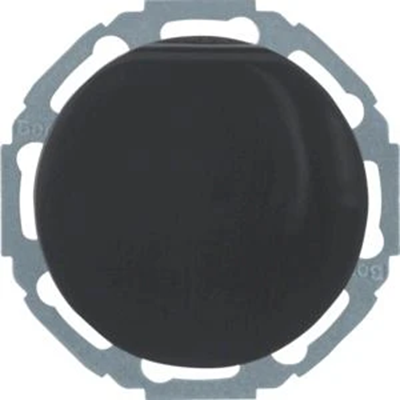 R.1/R.3 SCHUKO socket with glossy black cover