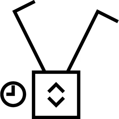 R.1/R.3 Shutter time switch with white glossy display