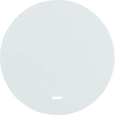 R.1/R.3 Tasto con lente trasparente R.1/R.3 bianco lucido