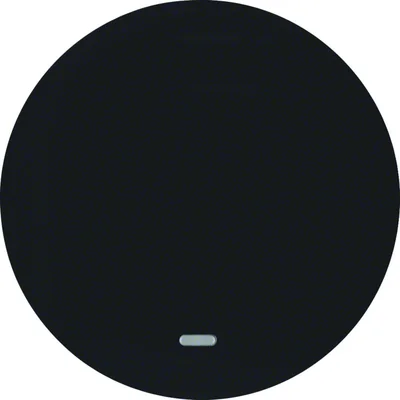 R.1/R.3 Tecla con lente transparente, negro brillante
