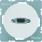 R.1/R.3 VGA socket with screw terminals, glossy white