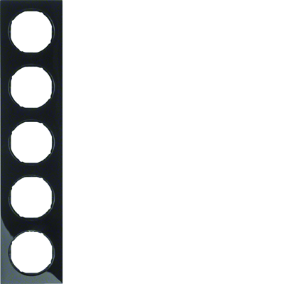 R.3 5-fold black gloss frame