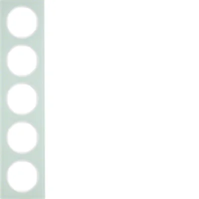 R.3 5-fold white glass frame